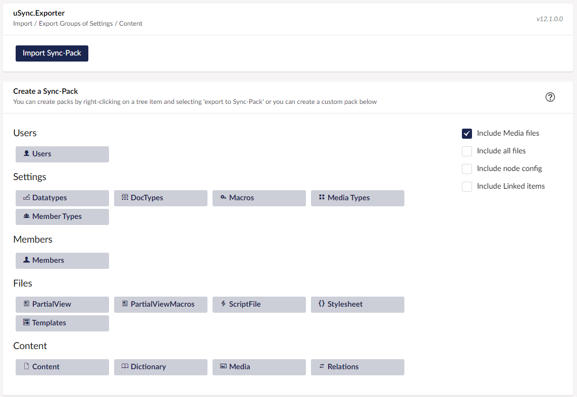 Exporter Dashboard